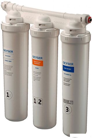 Стационарная система "под мойкой" Гейзер Оптима Старт