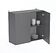 Шкаф навесной Артём-Мебель Мэри 800мм СН-114.205 (серый графит)