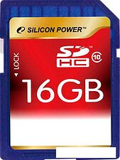 Карта памяти Silicon-Power SDHC Class 10 16 Гб (SP016GBSDH010V10) Карта памяти Silicon-Power SDHC Class 10 16 Гб (SP016GBSDH010V10)
