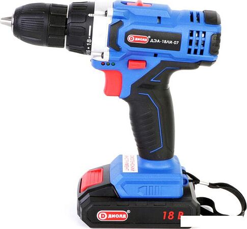 Дрель-шуруповерт ДИОЛД ДЭА-18ЛИ-07 10022148 (с 2-мя АКБ, кейс)