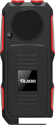Кнопочный телефон Olmio X02 (черный/красный)