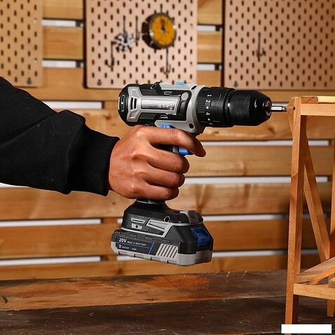 Ударная дрель-шуруповерт Deko DKCID20FU-Li 083-1119 (с 1-им АКБ)