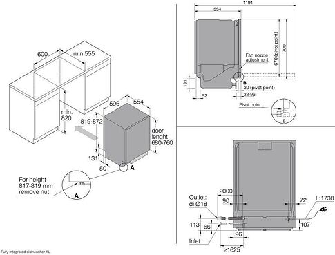 Встраиваемая посудомоечная машина ASKO DFI545N