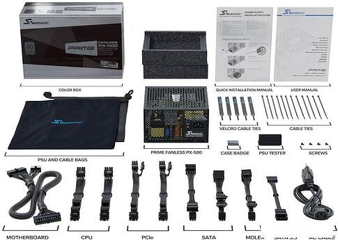 Блок питания Seasonic Prime Fanless PX-500