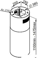 Кухонная вытяжка MAUNFELD Lee Push (нержавеющая сталь)