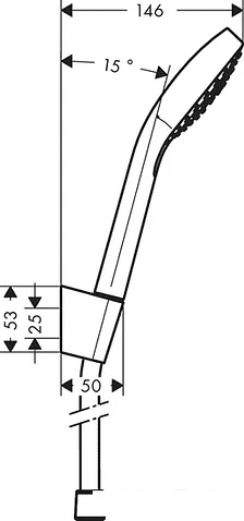 Душевой гарнитур Hansgrohe Croma Select E Vario [26413400]