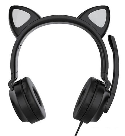 Наушники QUMO Game Cat (черный)