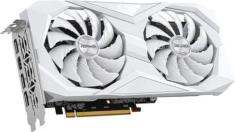 Видеокарта ASRock Radeon RX 6600 Challenger White 8GB RX6600 CLW 8G