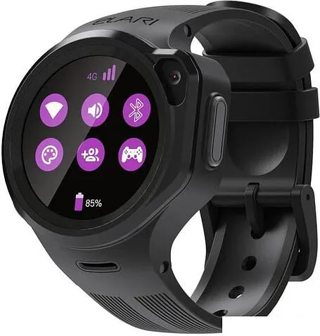 Умные часы Elari KidPhone 4GR (черный)