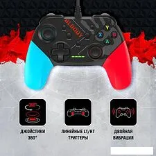 Геймпад A4Tech Bloody GP30 (черный/голубой) Геймпад A4Tech Bloody GP30 (черный/голубой)