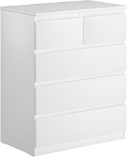 Комод Mio Tesoro Мальта 5 ящиков 80x99 2.05.02.080.1 (белый) Комод Mio Tesoro Мальта 5 ящиков 80x99 2.05.02.080.1 (белый)