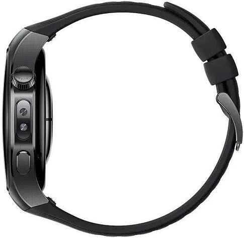 Умные часы Huawei Watch 5 46 мм (черный, с черным силиконовым ремешком, международная версия)