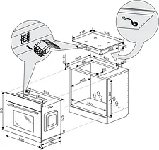 Электрический духовой шкаф Hansa BOEB68433