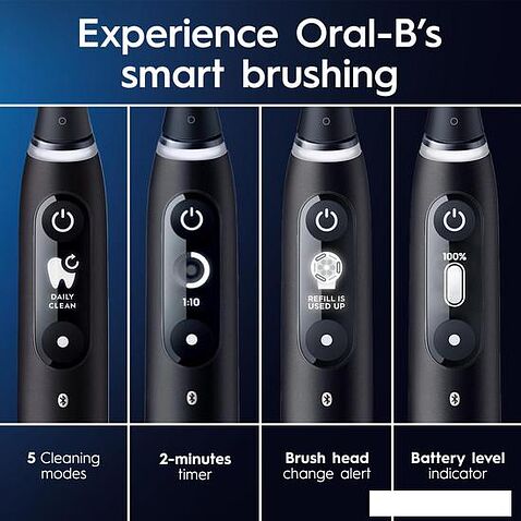 Электрическая зубная щетка Oral-B iO7 (magnetic blue sapphire)