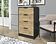 Комод Интерлиния Концепт КТ-К60 (дуб золотой/антрацит)