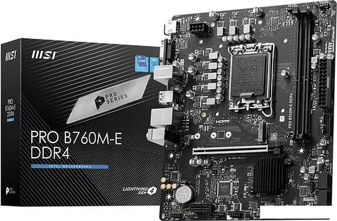 Материнская плата MSI Pro B760M-E DDR4