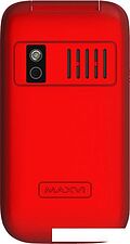 Кнопочный телефон Maxvi E5 (красный)