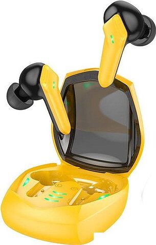 Наушники Hoco EW28 (черный/желтый)