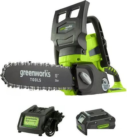 Аккумуляторная пила Greenworks G24CS25K4 (с 1-им АКБ)