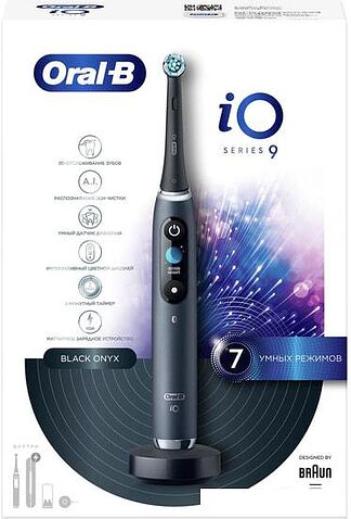 Электрическая зубная щетка Oral-B iO 9 (черный)