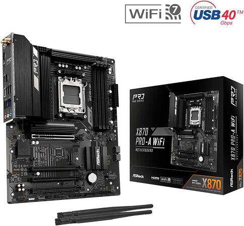 Материнская плата ASRock X870 Pro-A WiFi