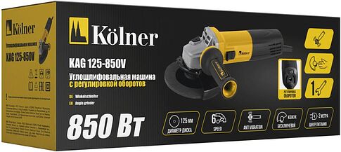 Угловая шлифмашина Kolner KAG 125-850V