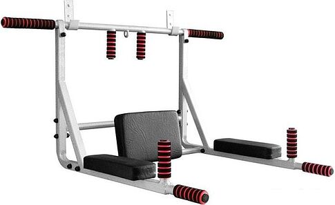 Турник СТК Атлет 3 в 1 (60 см, белый антик серебро)