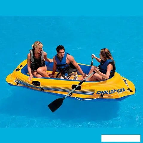 Гребная лодка Intex Challenger 3 Set (Intex-68370)