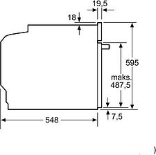 Электрический духовой шкаф Bosch HBG7721B1