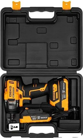Гайковерт Deko DKIS-Li Set 083-1083 (с 2-мя АКБ, кейс)