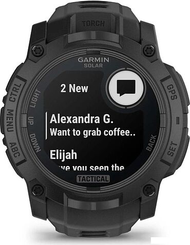 Умные часы Garmin Instinct 3 Solar Tactical Edition 50 мм (черный)