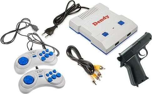 Игровая приставка Dendy Dendy Junior (300 игр + световой пистолет)