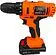 Дрель-шуруповерт Brait DCD21-2 DAMAN (с 2-мя АКБ, кейс)