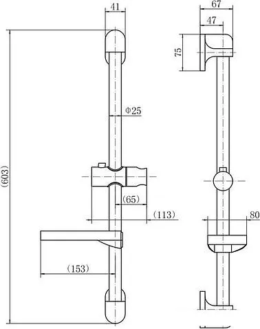 Душевая штанга Fashun A8012
