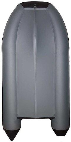 Моторно-гребная лодка Адмирал АМ-380 (серый/черный)