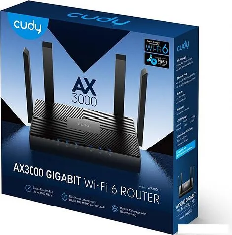Wi-Fi роутер Cudy WR3000 1.0