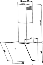 Кухонная вытяжка Weissgauff Tau 60 TC WH