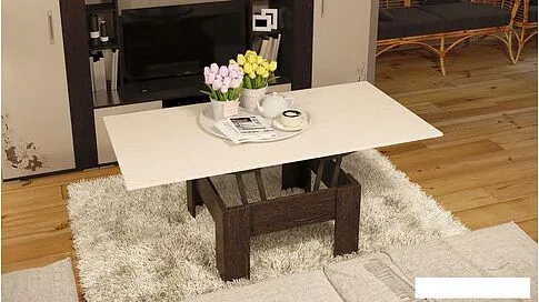 Стол-трансформер Трия Тип 10 (венге цаво/дуб белфорт)