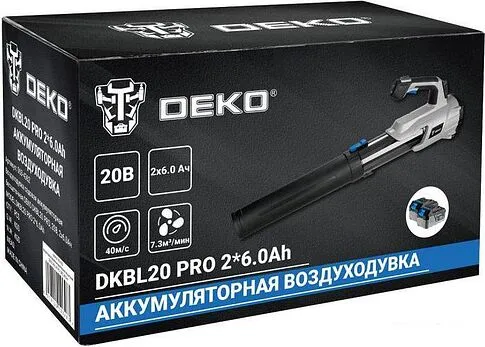 Ручная воздуходувка Deko DKBL20 Pro 063-4362 (с 2-мя АКБ)