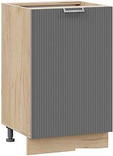 Шкаф напольный Трия Кимберли 1Н5 (дуб крафт золотой/титан)