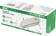 Проводной телефон Ritmix RT-002 (белый)