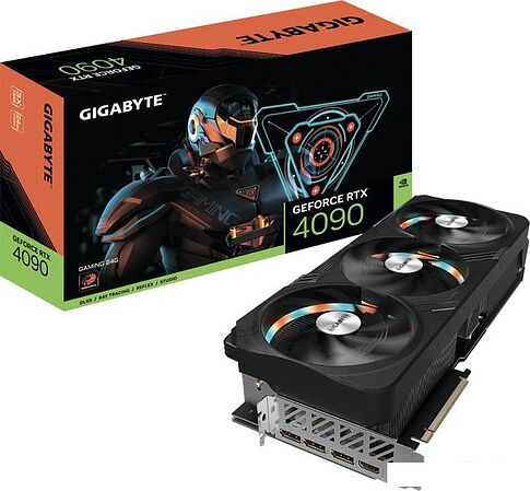 Видеокарта Gigabyte GeForce RTX 4090 Gaming 24G GV-N4090GAMING-24GD