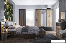 Комод Anrex Jagger 4S (дуб монастырский/черный)