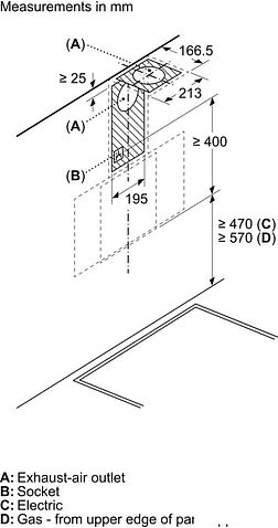 Кухонная вытяжка Bosch Serie 2 DWK64PJ60T