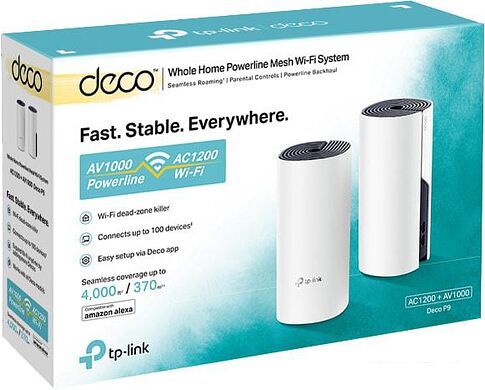 Wi-Fi система TP-Link Deco P9 (2 шт.)