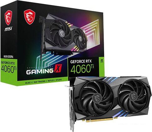 Видеокарта MSI GeForce RTX 4060 Ti Gaming X 8G