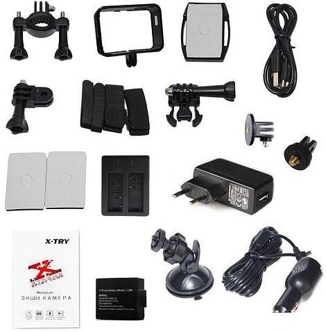 Экшен-камера X-try XTC404 Real 4K/60FPS WDR Wi-Fi Maximal