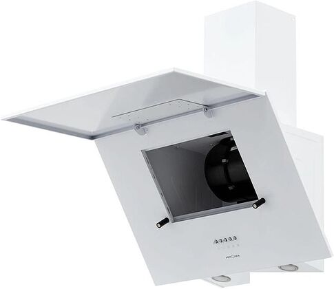 Кухонная вытяжка Krona Platte 600 White PB (белый)