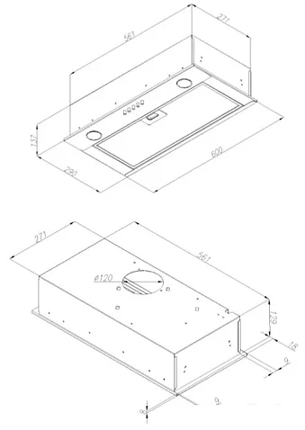 Кухонная вытяжка Hansa OMC621IH
