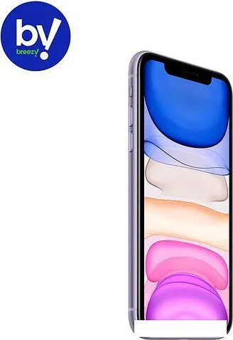 Смартфон Apple iPhone 11 64GB Воcстановленный by Breezy, грейд B (фиолетовый)